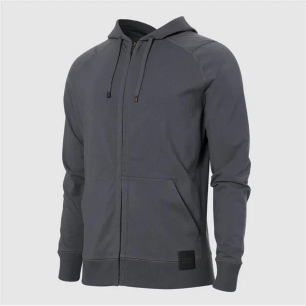 Saxx Men's Gray Zip Up Sweater